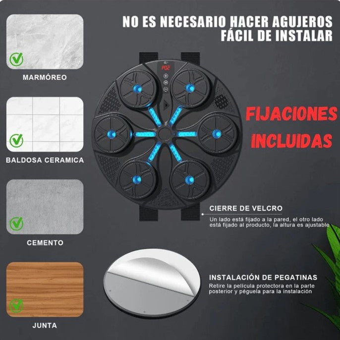 Máquina de Boxeo + Guantes Home Fitness®